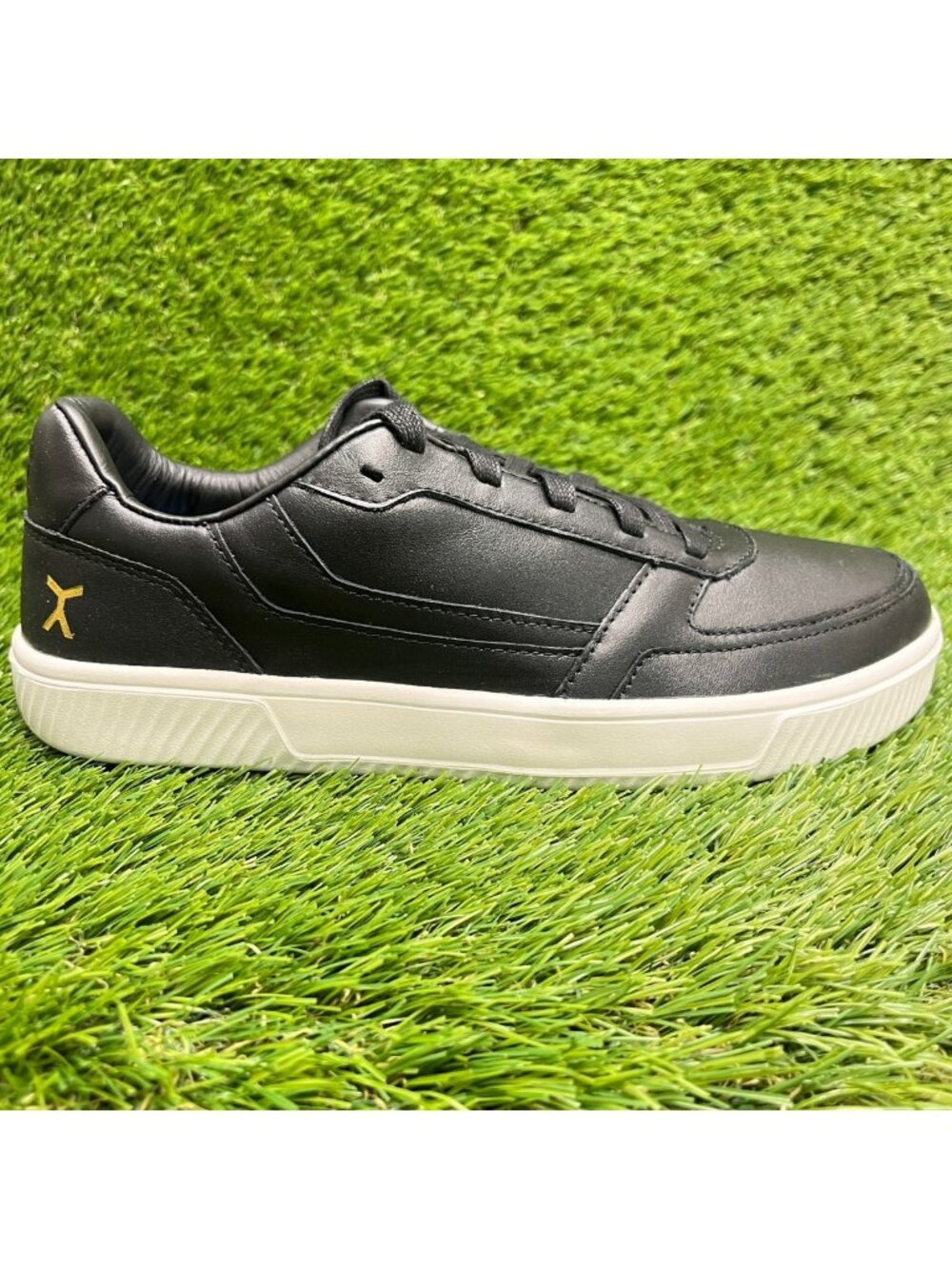 Flux Adapt Leather Trainer Black Mens Size 8 Womens 9.5 Athletic Shoes Sneakers